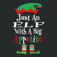 Funny Christmas Just An Elf With A Big Appetite Shirt Gift Raglan Base Women's Triblend Scoop T-shirt | Artistshot