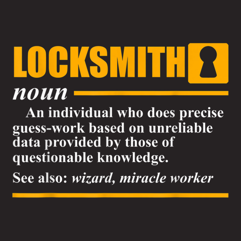 Locksmith Definition Lock Picking Locksmithing Lover Graphic Vintage Cap by Outpost | Artistshot