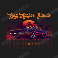 Bay Harbor Islands Florida Retro Vintage 80s 90s Muscle Cars Retrowave Classic T-shirt | Artistshot