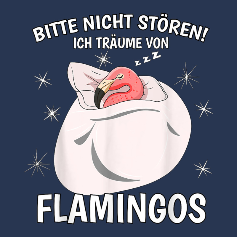 Ich Träume Von Flamingos Sleeping Shirt Nightdress Flamingo Men Denim Jacket | Artistshot