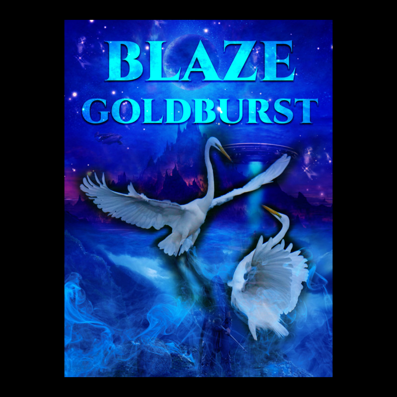 Blaze Goldburst Fantasy Book Birds Animals Fight Cropped Hoodie by cm-arts | Artistshot