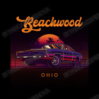 Beachwood Ohio Retro Vintage 80s 90s Muscle Cars Retrowave Aesthetic V-neck Tee | Artistshot