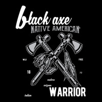 Black Axe Native American Warrior - Awesome Native American Gift 1 Men's 3/4 Sleeve Pajama Set | Artistshot