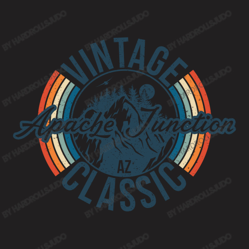 I Love Apache Junction Arizona Retro Vintage Classic Limited Edition T-Shirt by hardrollsjudo | Artistshot