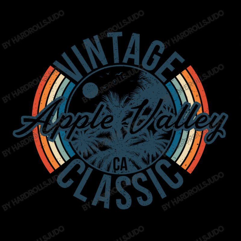 I Love Apple Valley California Retro Vintage Classic Limited Edition Women's V-Neck T-Shirt by hardrollsjudo | Artistshot