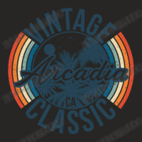 I Love Arcadia California Retro Vintage Classic Limited Edition Ladies Fitted T-shirt | Artistshot