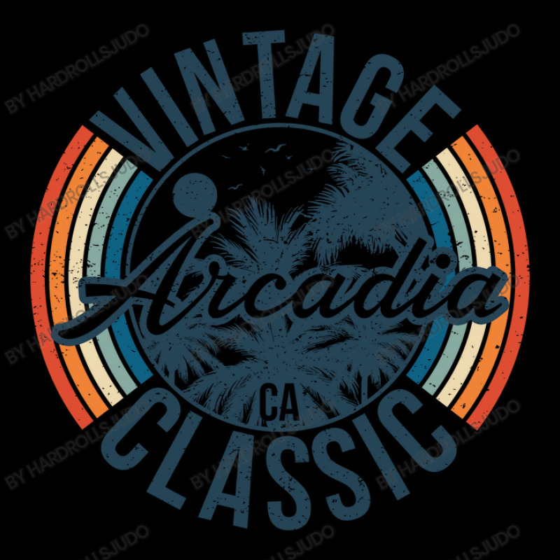 I Love Arcadia California Retro Vintage Classic Limited Edition Women's V-Neck T-Shirt by hardrollsjudo | Artistshot