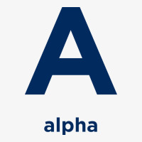 A Is For Alpha Ladies Fitted T-shirt | Artistshot