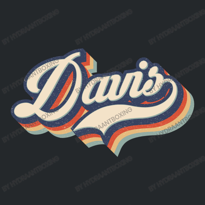 I Love Davis City Usa Retro Vintage Crewneck Sweatshirt | Artistshot