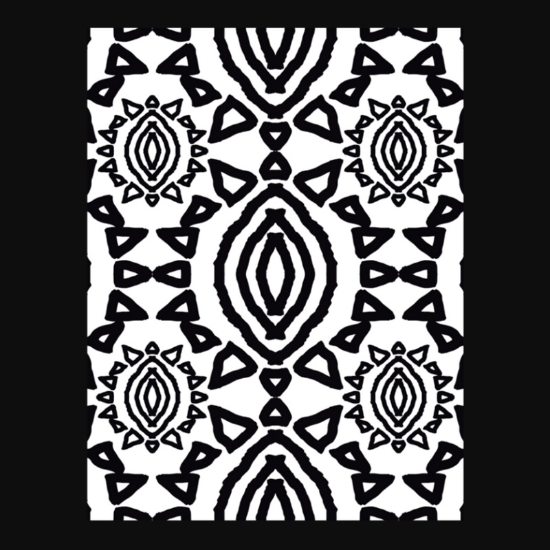 Black White Native Pattern 1 Crop Top by CathyCurry | Artistshot