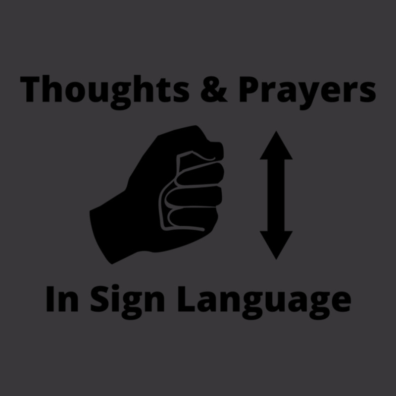 Thoughts And Prayers In Sign Language Funny Humor Ladies Curvy T-Shirt by MAALDONADO | Artistshot