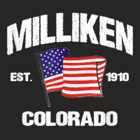 Milliken Colorado Co Usa Stars & Stripes Vintage Style Ladies Fitted T-shirt | Artistshot