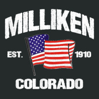 Milliken Colorado Co Usa Stars & Stripes Vintage Style Women's Triblend Scoop T-shirt | Artistshot