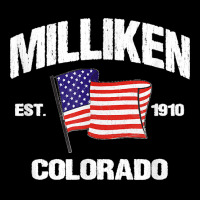 Milliken Colorado Co Usa Stars & Stripes Vintage Style Cropped Hoodie | Artistshot