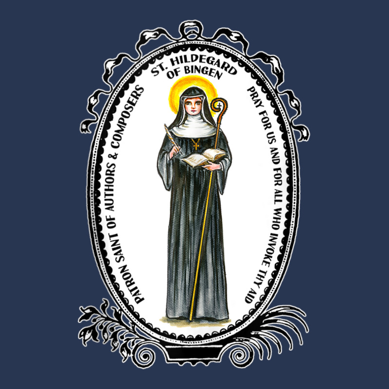 Saint Hildegard Of Bingen Scivias Catholic Mystic Visionary Tank Top Ladies Denim Jacket by cm-arts | Artistshot