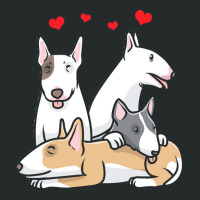 Miniature Bull Terrier Miniature Bull Terrier Dog Women's Triblend Scoop T-shirt | Artistshot