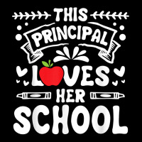 This Principal Loves Her School   Headmistress Headmaster T Shirt Baby Beanies | Artistshot