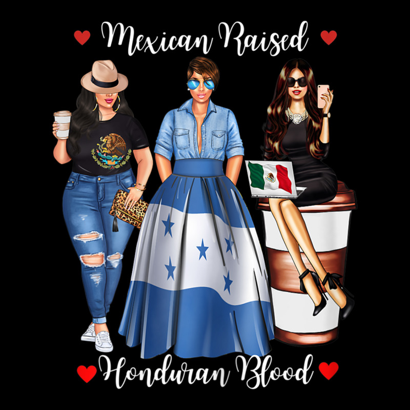 Womens Mexican Honduras Heritage Born In Mexico Dna Flag Honduran T Sh Baby Tee by cm-arts | Artistshot