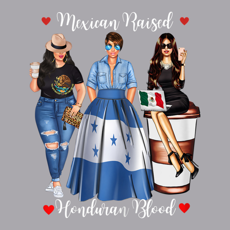 Womens Mexican Honduras Heritage Born In Mexico Dna Flag Honduran T Sh Youth 3/4 Sleeve by cm-arts | Artistshot