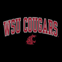 Womens Washington State Cougars Womens Arch Over White Tank Top Fleece Short | Artistshot