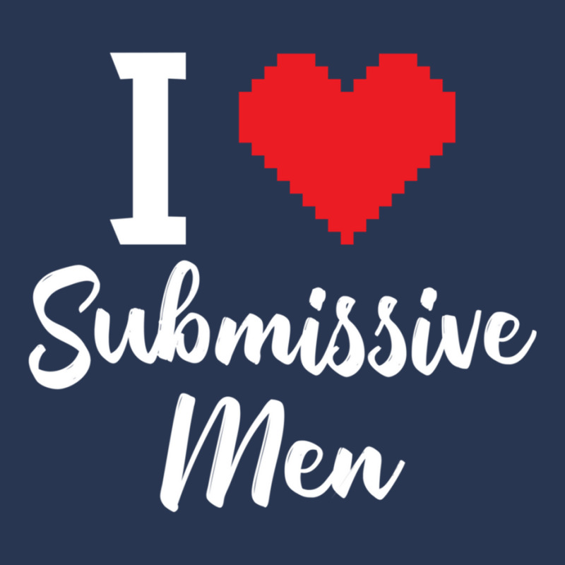 I Love Submissive Men Ladies Denim Jacket by cm-arts | Artistshot