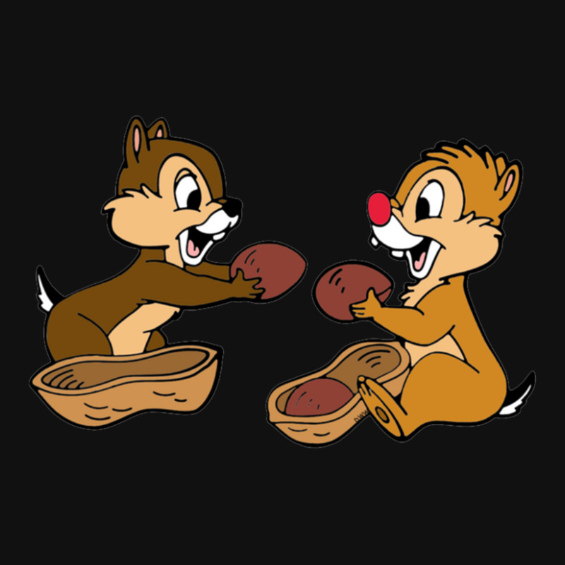 Chip N Dale Peanut Round Patch | Artistshot