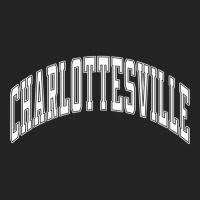 Charlottesville Virginia Va Varsity Style White Text Long Sleeve T Shi 3/4 Sleeve Shirt | Artistshot