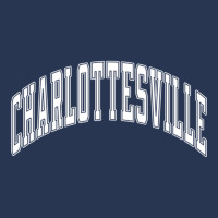 Charlottesville Virginia Va Varsity Style White Text Long Sleeve T Shi Men Denim Jacket | Artistshot