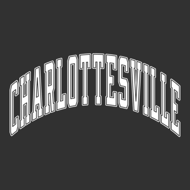 Charlottesville Virginia Va Varsity Style White Text Long Sleeve T Shi Baby Bodysuit | Artistshot