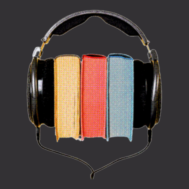 Headphones And Books Vintage Hoodie by LarryCory | Artistshot