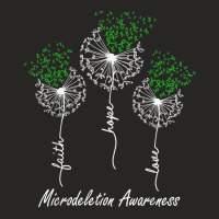 Microdeletion Awareness Faith Hope Love Dandelion T Shirt Ladies Fitted T-shirt | Artistshot