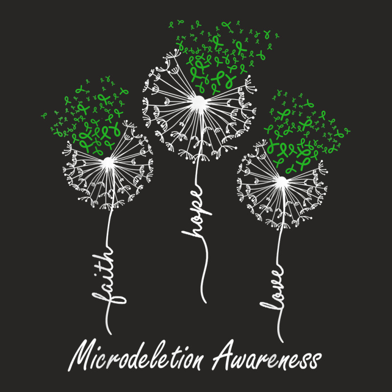 Microdeletion Awareness Faith Hope Love Dandelion T Shirt Ladies Fitted T-Shirt by cm-arts | Artistshot