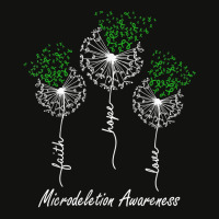 Microdeletion Awareness Faith Hope Love Dandelion T Shirt Scorecard Crop Tee | Artistshot