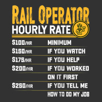 Rail Operator Hourly Rate   Funny Railway Operator Raglan Baseball Tee Baby Bodysuit | Artistshot