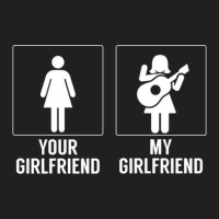 Your Girlfriend Vs Mine T-shirt | Artistshot