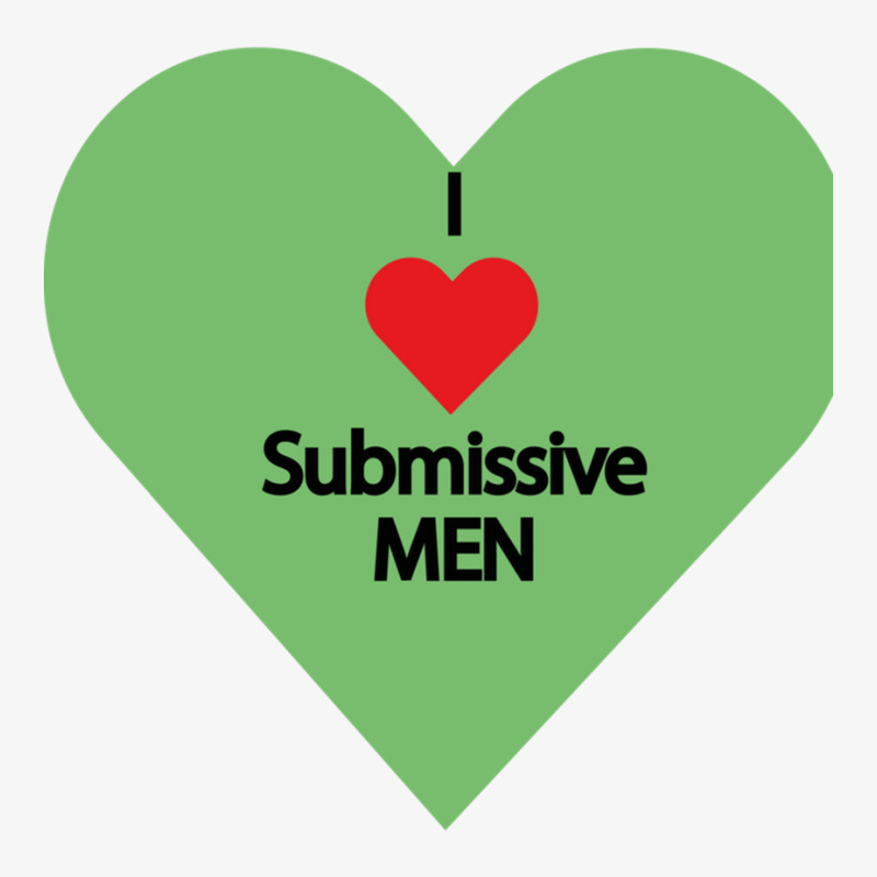 I Love Submissive Men             (7) Ladies Fitted T-Shirt by cm-arts | Artistshot