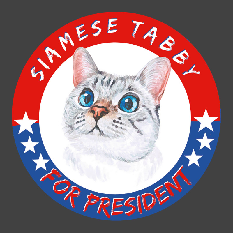 Siamese Tabby Cat T  Shirt Siamese Tabby Cat For President T Shirt Hoo Vintage T-Shirt by brekkeelton | Artistshot