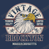 Retro Bald Eagle Brockton Massachusetts Vintage Limited Edition Ladies Denim Jacket | Artistshot