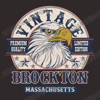 Retro Bald Eagle Brockton Massachusetts Vintage Limited Edition Racerback Tank | Artistshot