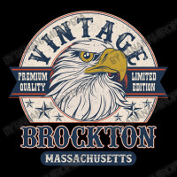 Retro Bald Eagle Brockton Massachusetts Vintage Limited Edition Women's V-neck T-shirt | Artistshot