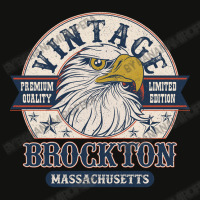 Retro Bald Eagle Brockton Massachusetts Vintage Limited Edition Scorecard Crop Tee | Artistshot