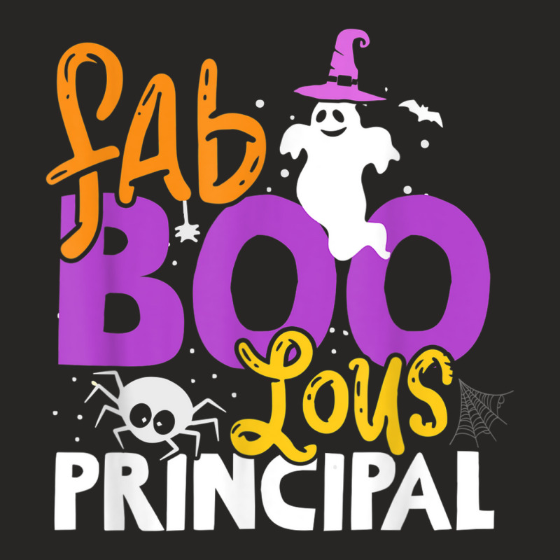 Faboolous School Principal Ghost Halloween Costume Ladies Fitted T-Shirt by Sombre | Artistshot