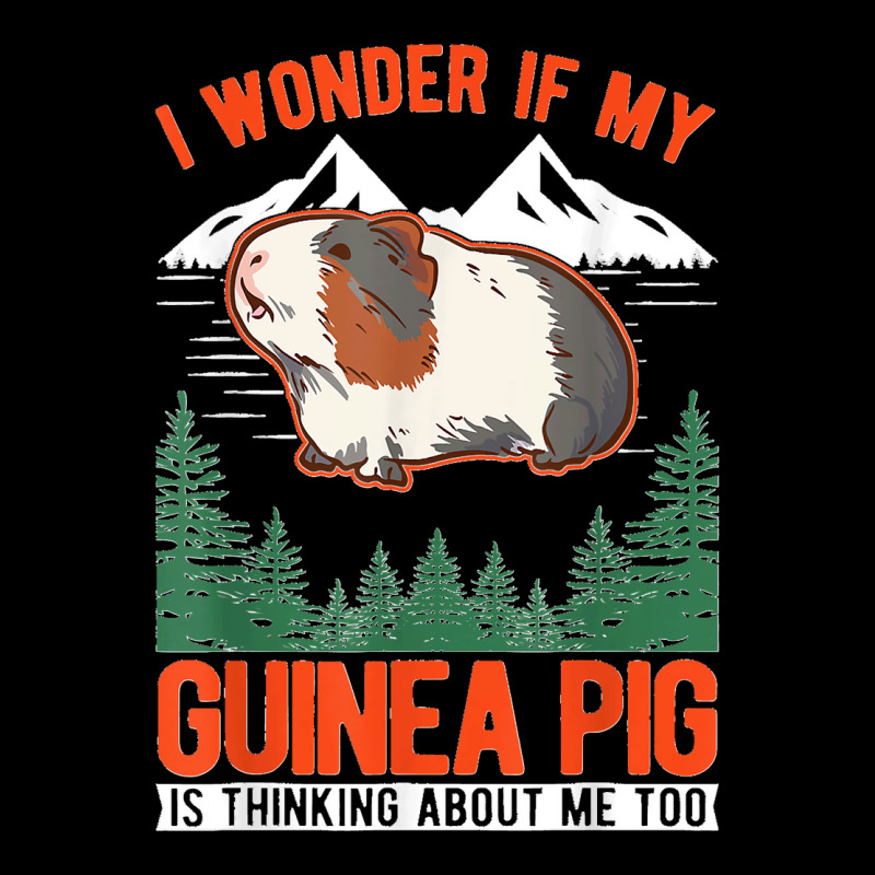 I Wonder If My Guinea Pig Is Thinking About Me Too V-neck Tee | Artistshot