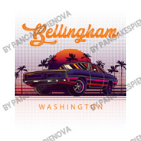 Bellingham Washington Retro Vintage 80s 90s Muscle Cars Retrowave Aest 3/4 Sleeve Shirt | Artistshot