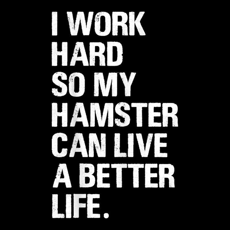 I Work Hard So My Hamster Hamsters Owners Adjustable Cap by kevinnichols | Artistshot