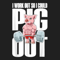 I Work Out So I Could Pig Out For A Animal Lover Pig Lover Ladies Polo Shirt | Artistshot