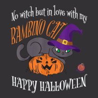 Bambino Cat   Cat Lover Not A Witch Funny Halloween Vintage Hoodie | Artistshot