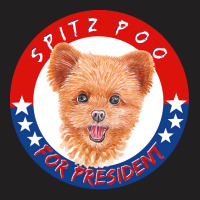 Spitz Gift T  Shirt Spitz Poo For President T Shirt Hoodie Mug Noteboo T-shirt | Artistshot