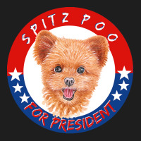 Spitz Gift T  Shirt Spitz Poo For President T Shirt Hoodie Mug Noteboo Classic T-shirt | Artistshot