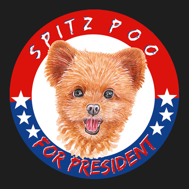 Spitz Gift T  Shirt Spitz Poo For President T Shirt Hoodie Mug Noteboo Classic T-shirt by brekkeelton | Artistshot